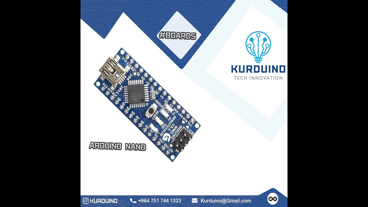 Arduino Nano pinouts Explanation - ڕوونکردنەوەی دەرچەکانی (پینەکان)ی ئاردوینۆ نانۆ