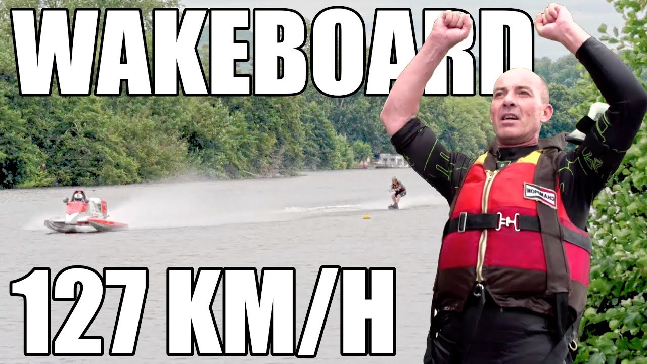 Record de vitesse pulvérisé en Wakeboard ! (feat. Jérôme Macquart)