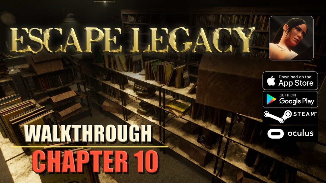 Escape Legacy Chapter 10 Walkthrough Ancient Scrolls Level 10 iOS/Android/PC/Oculus/Cardboard 3D VR