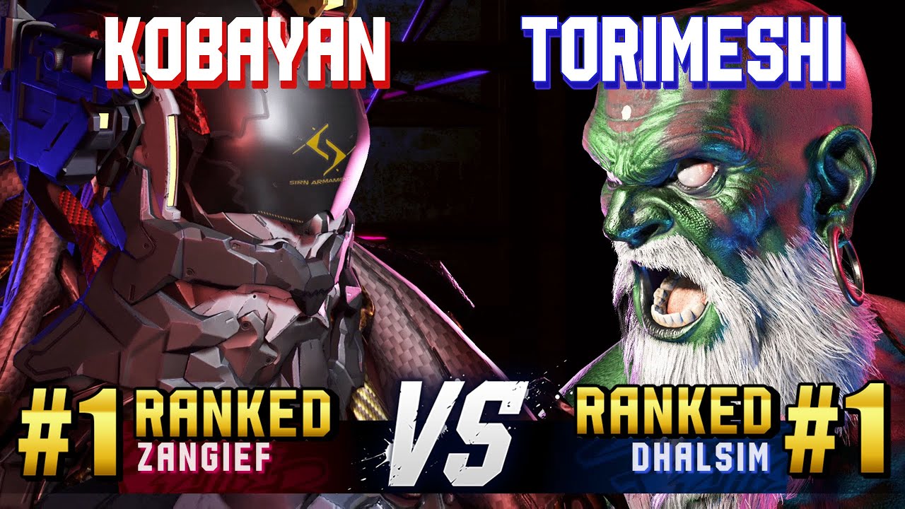 SF6 ▰ KOBAYAN (#1 Ranked Zangief) vs TORIMESHI (#1 Ranked Dhalsim) ▰ High Level Gameplay