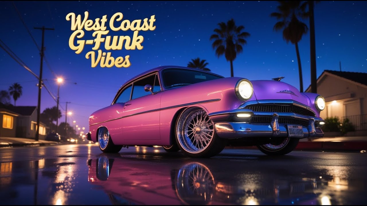 Neon Lights at Midnight 🌌 Dark West Coast G-Funk Night Drive
