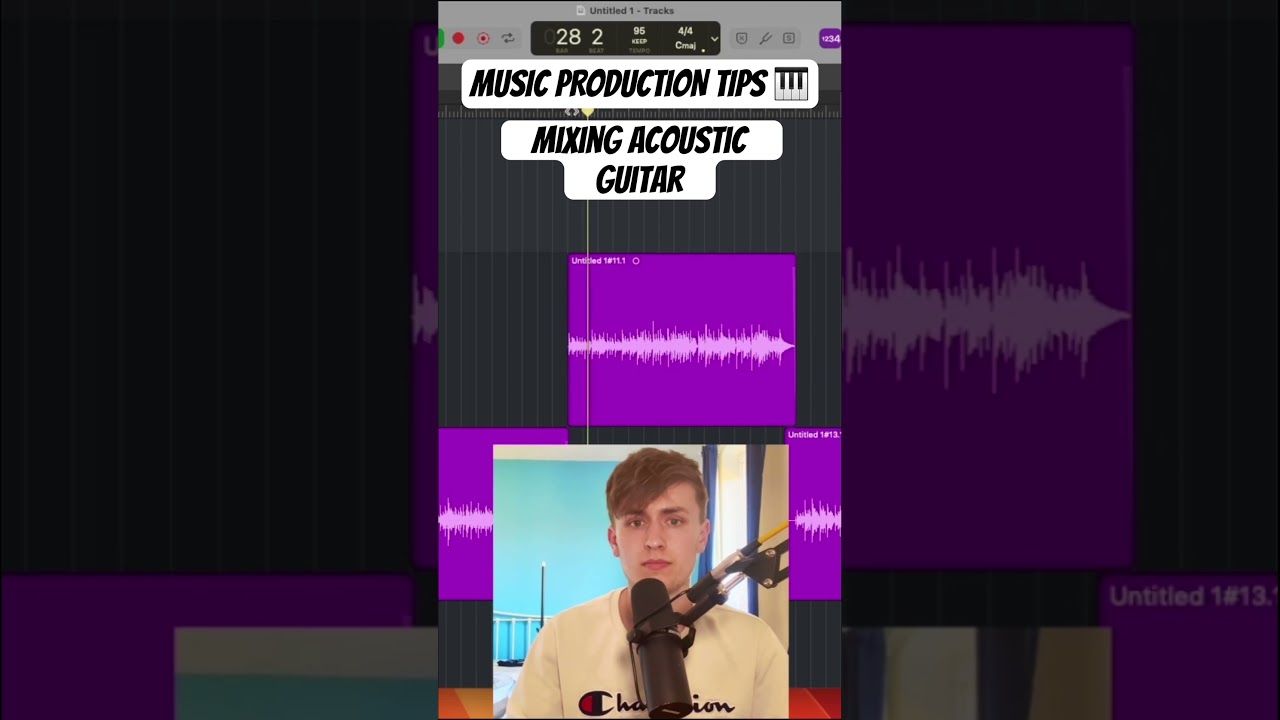 Как сводить акустическую гитару &mdash; советы по созданию музыки #musicproducer #logicprox