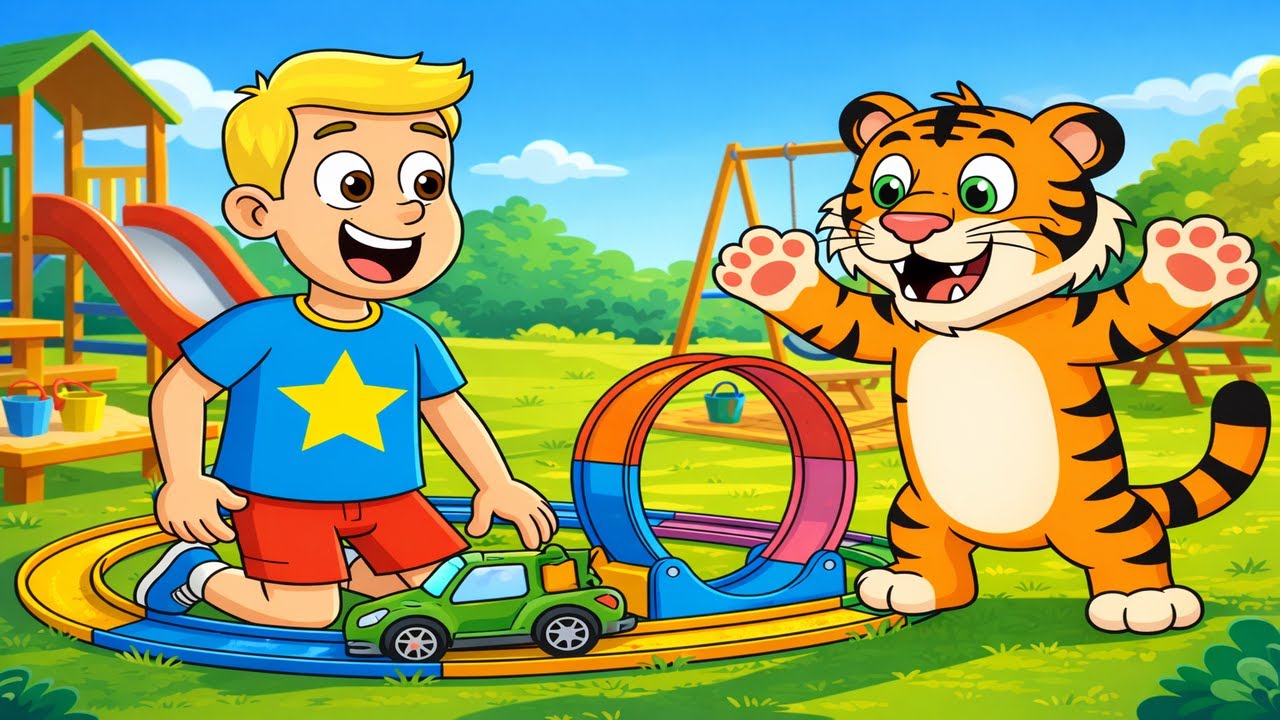 Toby And Friends Toby Learns to Share 🧸  Kids Learning Cartoon