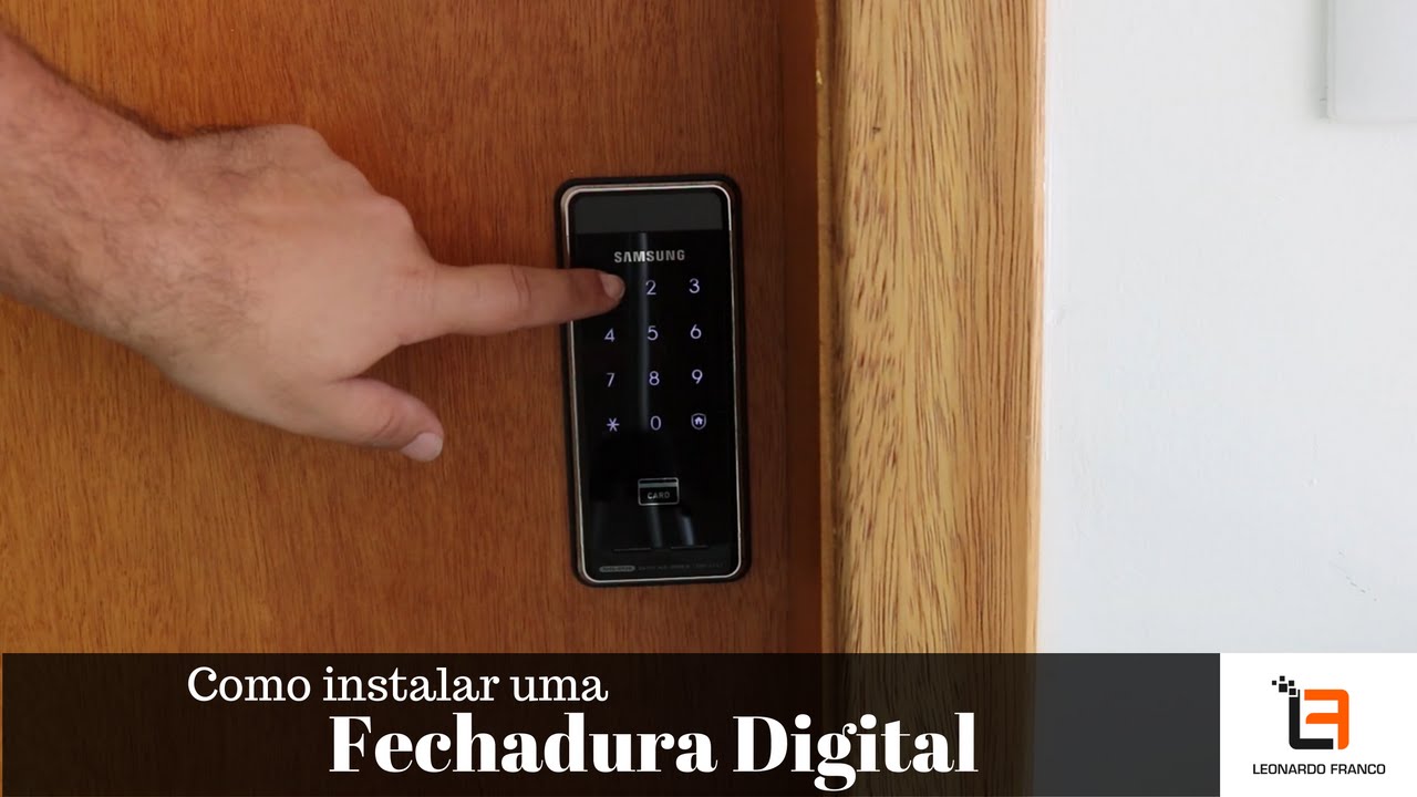 DIY - Trocando um fechadura antiga por uma digital!