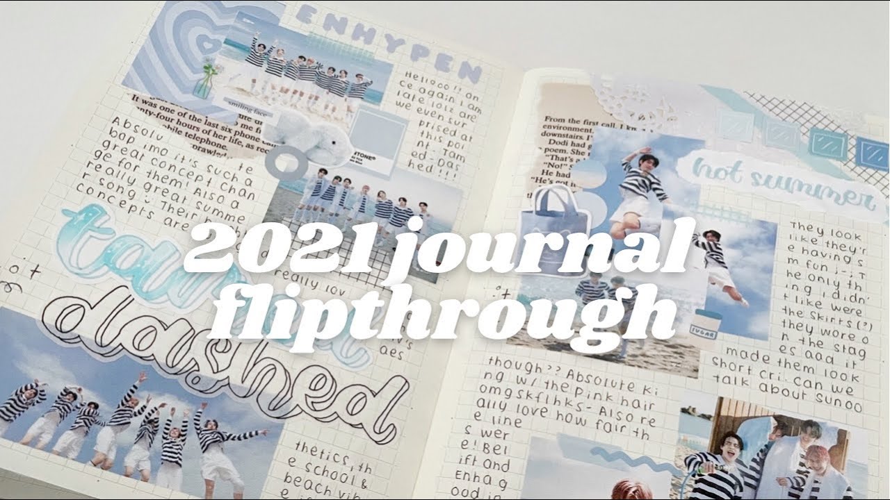 2021 kpop journal flipthrough 🐋