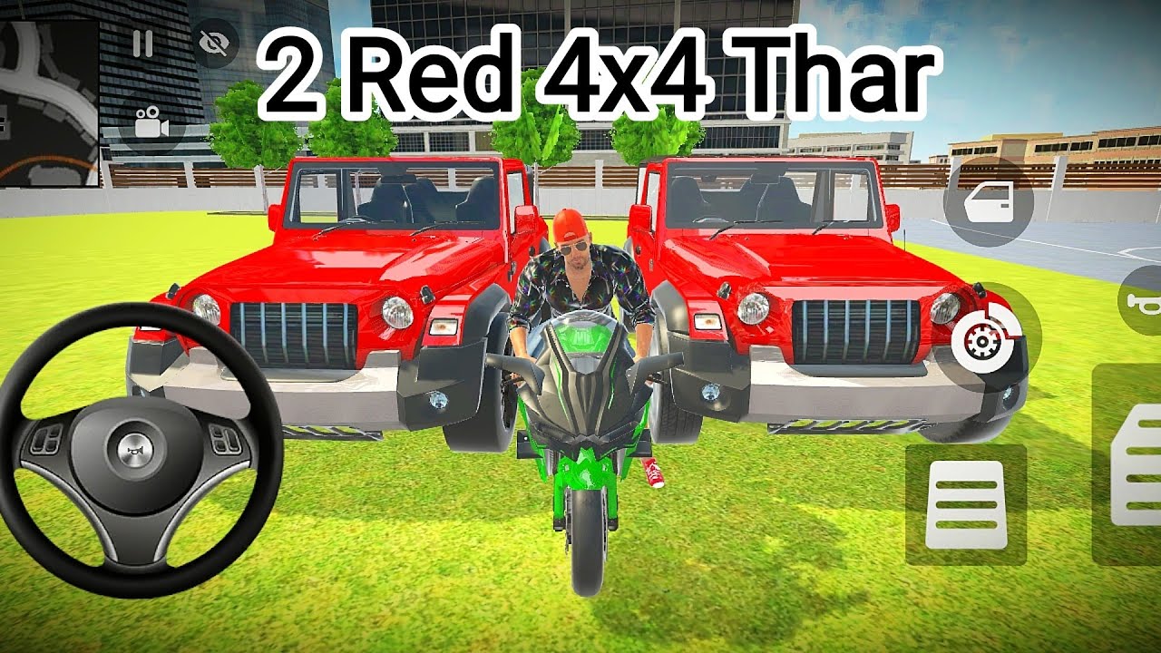 🎮Franklin Order By 2⃣4X4 Thar  In Indian 🇮🇳 bike Thief Simulator 