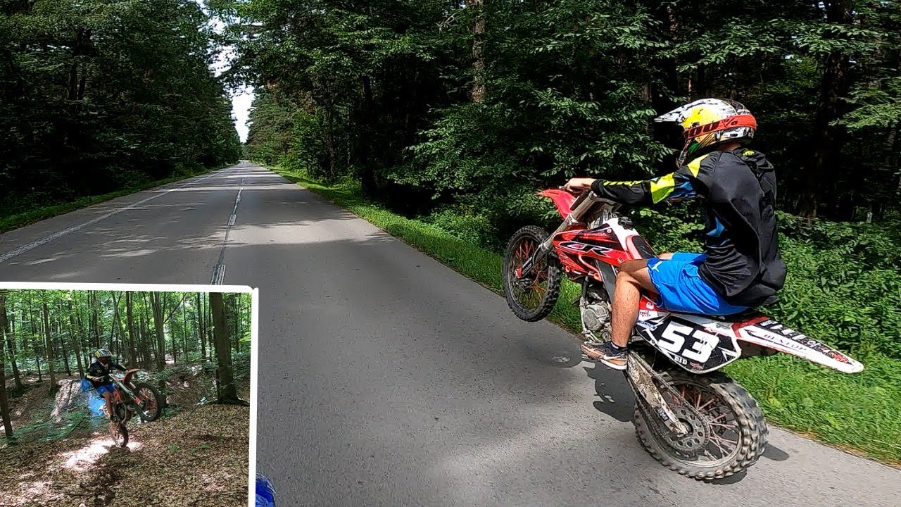 Pęknięty motor i chore akcje 🤪 I Honda CR I Yamaha Yz I MRF