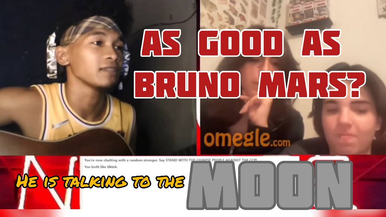 Jong almost good as Bruno Mars when he is talking to the moon