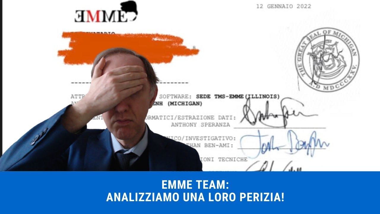 EMME TEAM: ANALIZZIAMO UNA LORO PERIZIA!