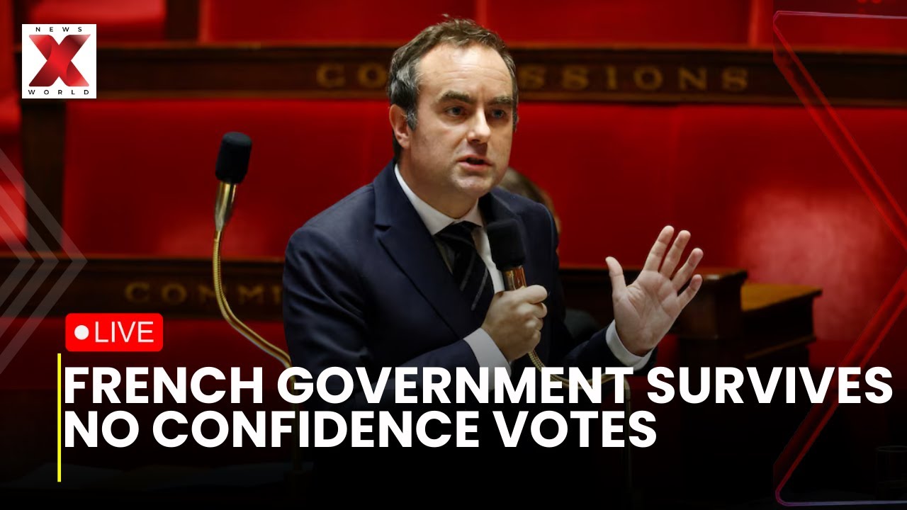 France No confidence Vote LIVE : Macron Government Lives On After Budget Confidence Votes Fail