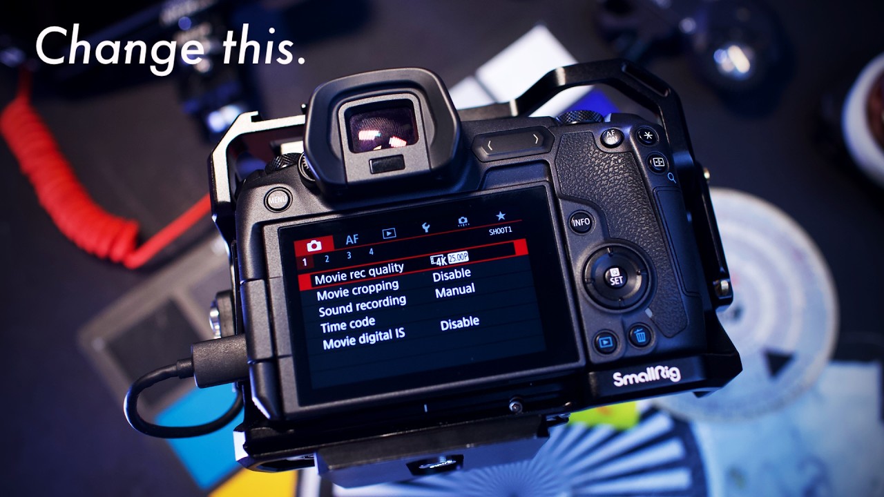 Canon EOS R 2026 &mdash; Руководство по настройке для создания кинематографических видеороликов.