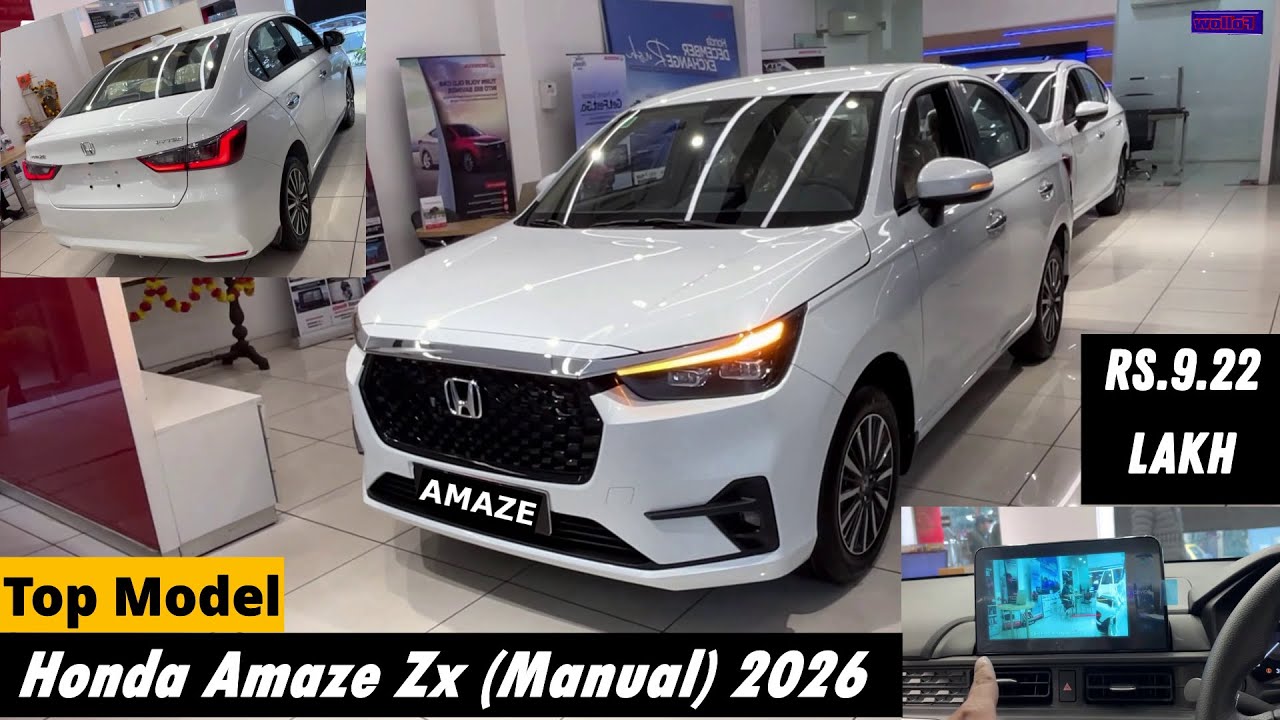 Honda Amaze Zx Manual Top Model Zx 2026