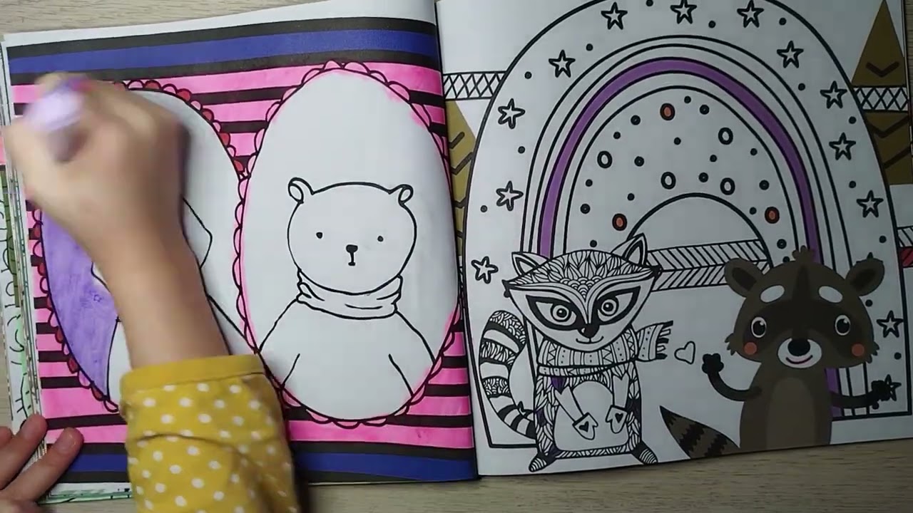 Coloring Magic in Real Time 🌈 | Relax & Watch the Page Come Alive