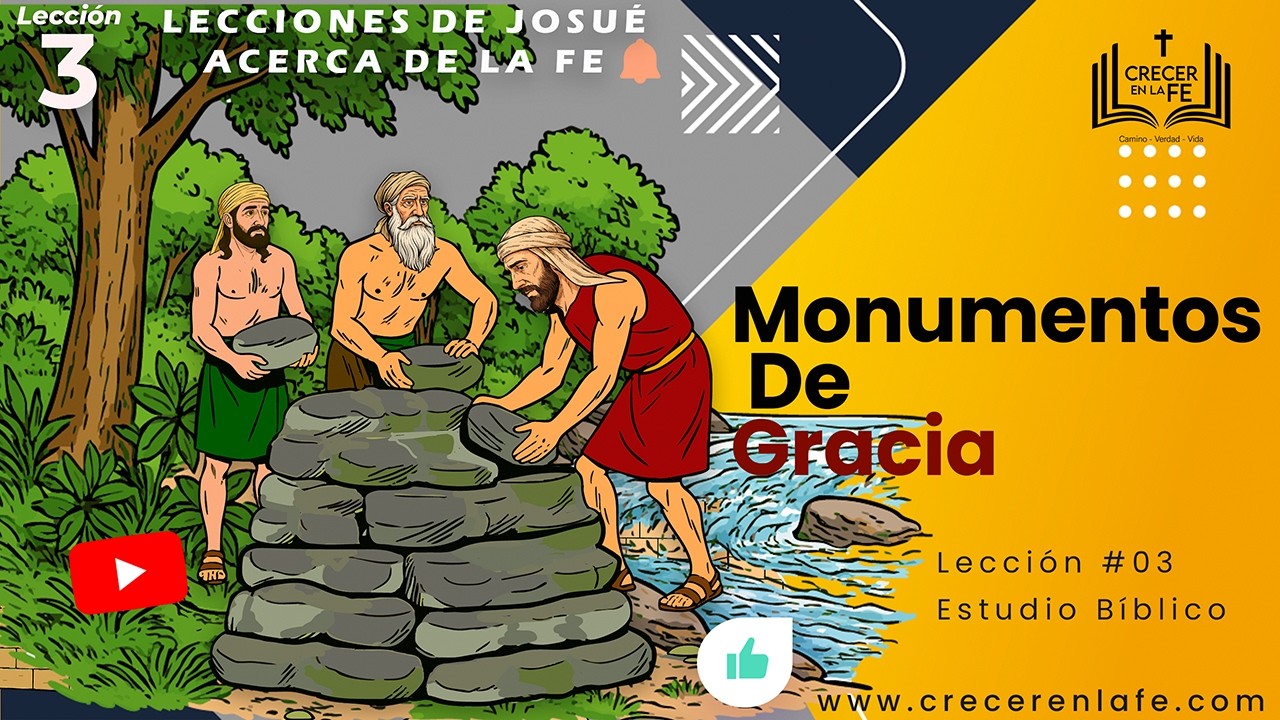 Monumentos De Gracia. Dios Abri&oacute; El Jord&aacute;n Como El Mar Rojo: 12 Piedras Para Recordar Su Poder