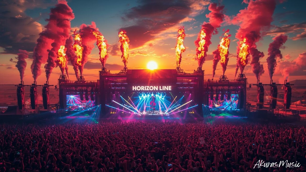 Horizon Line | Electro House (Official Lyrics) | AkurasMusic