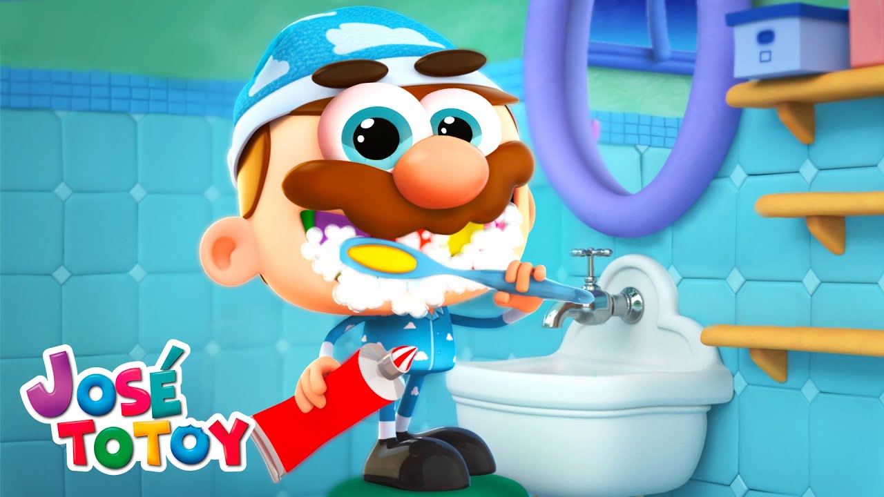 رسمة أطفال | جوزيه توتوي ينظف أسنانه!!