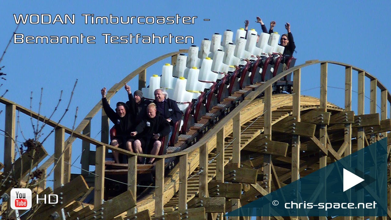 WODAN Timburcoaster - Bemannte Testfahrten HD