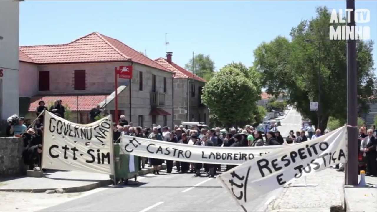 Castro Laboreiro contesta fecho dos CTT | Altominho TV