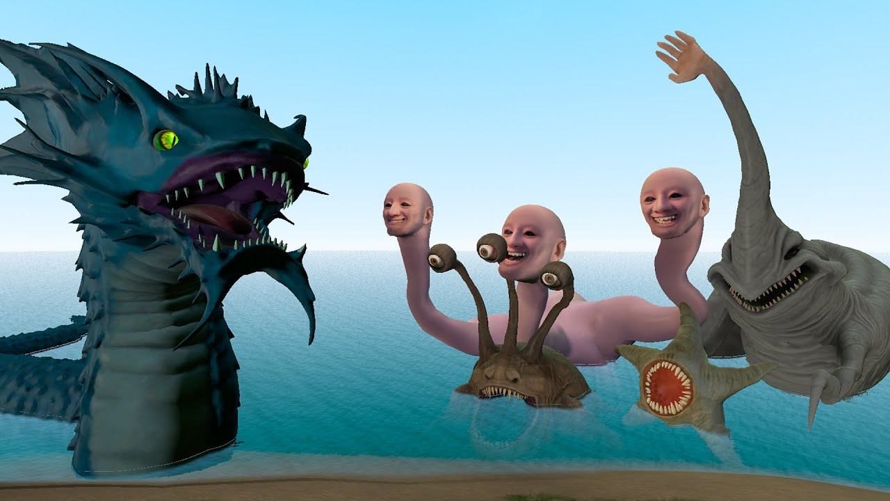 NEW SEA MONSTER SEA SERPENT MYTH! in Garry's Mod!