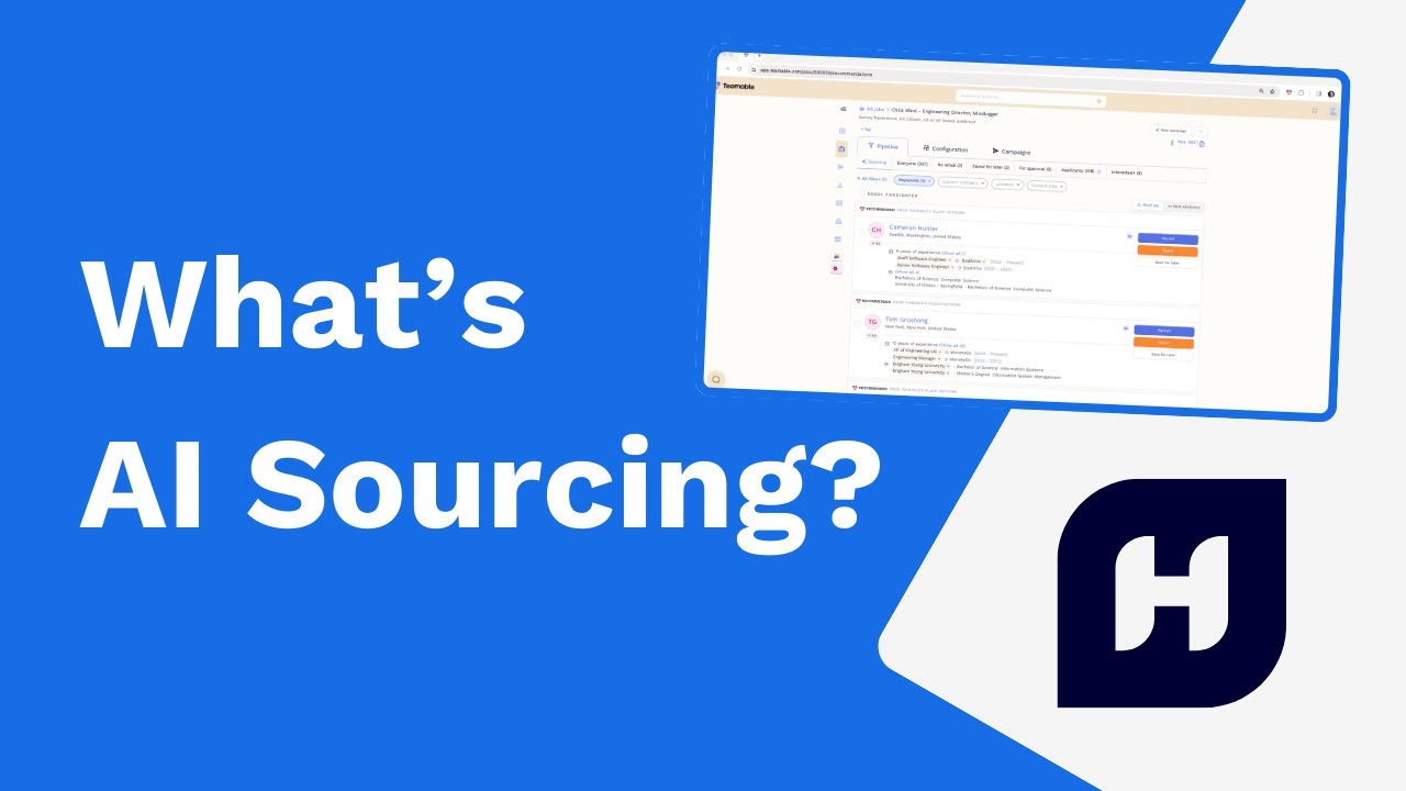 What's AI Sourcing? | Humanly