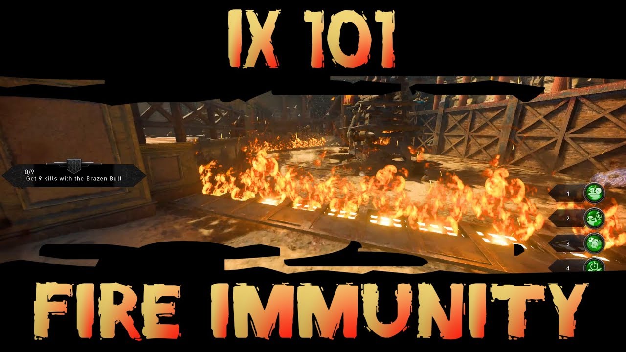 Zombies 101 :: IX 101 :: Fire Immunity