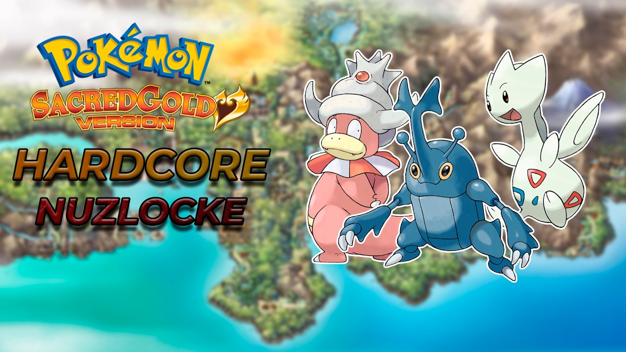 Así fue mi primer intento en un HARDCORE NUZLOCKE de Pokémon Sacred Gold
