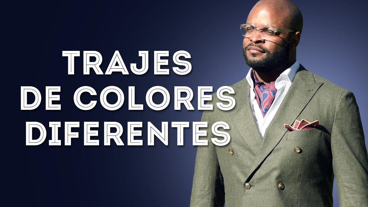 Trajes de colores no convencionales para hombre - ¿Debería usar trajes llamativos o de un color