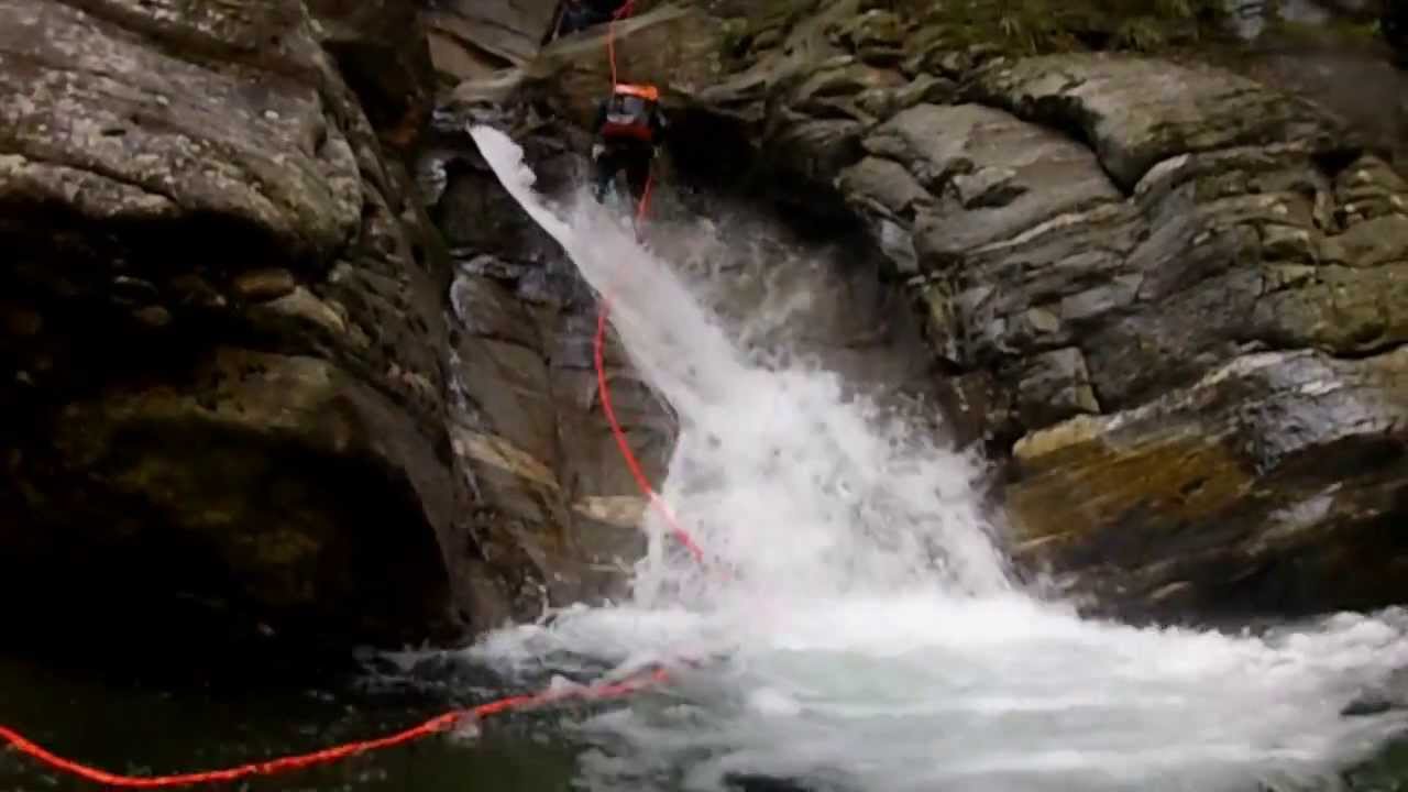 Canyoning Action 2012 Part3 Descendet Extrem