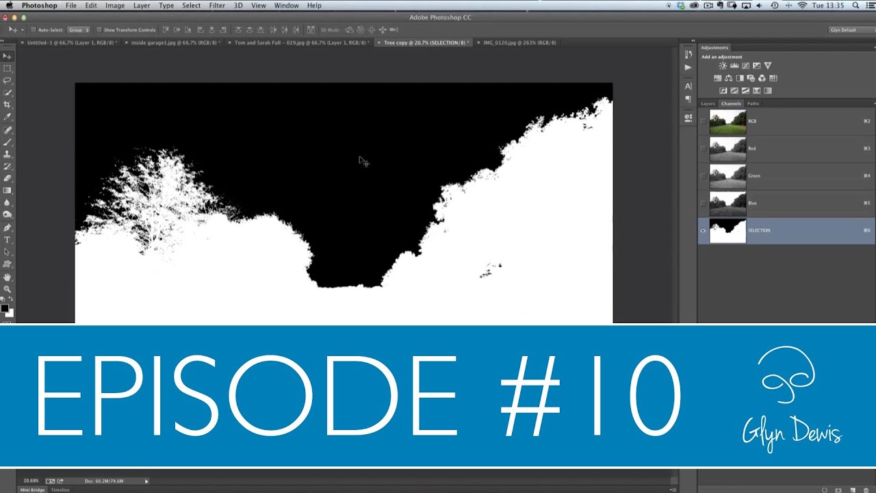PHOTOSHOP TUTORIAL: Selection Trick for adding New Sky