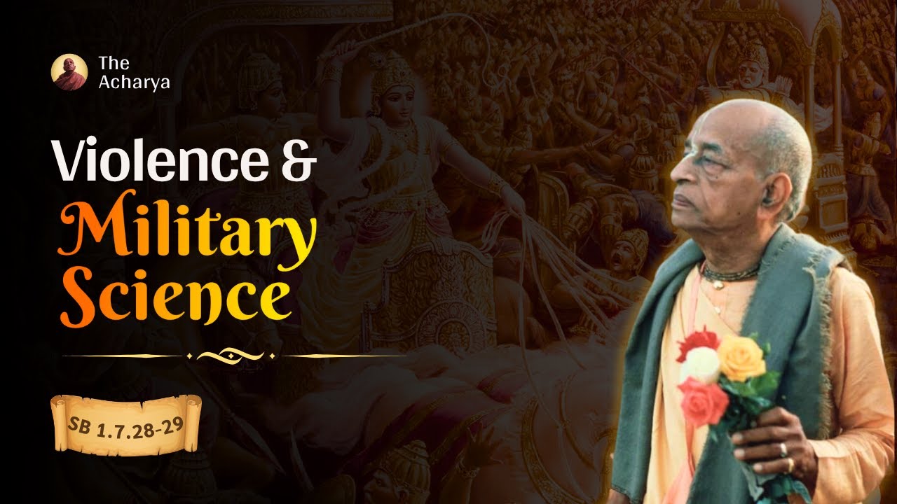 Violence & Military Science | SB 1.7.28-29 | Vrindavan, India | Srila Prabhupada