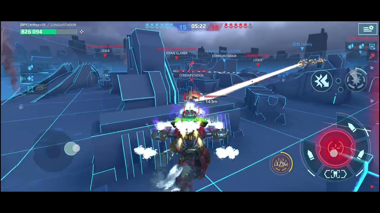 War Robots. 6° Día 