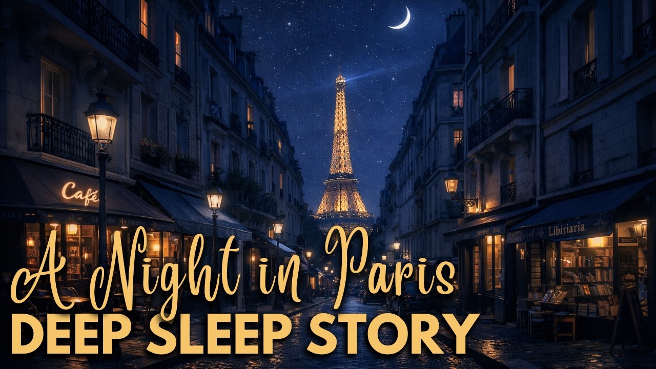😴 Fall Asleep to a Snowy Night in PARIS: A Soothing Sleep Story to Calm Mind and Body