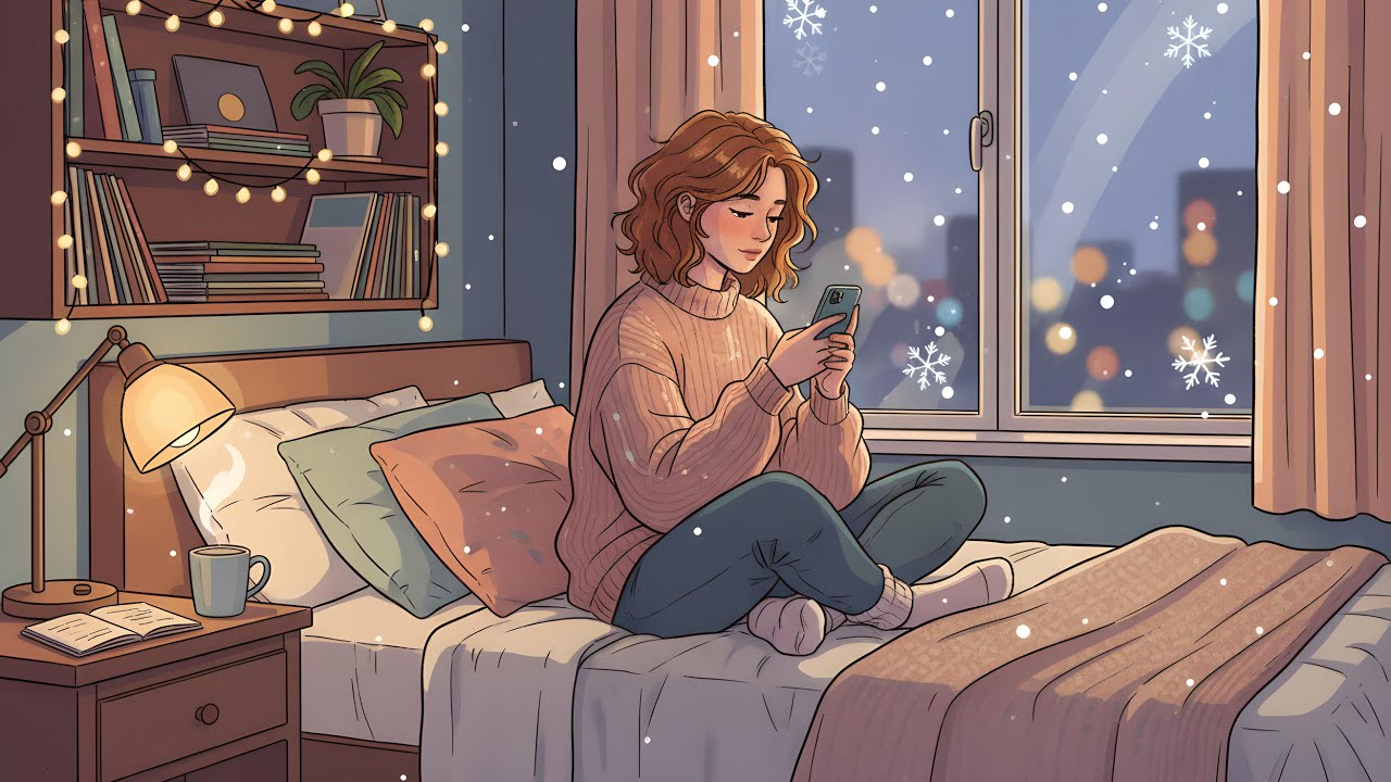 Snowy Evening Retreat | Soft Chill Vibes for Cozy Study Spaces