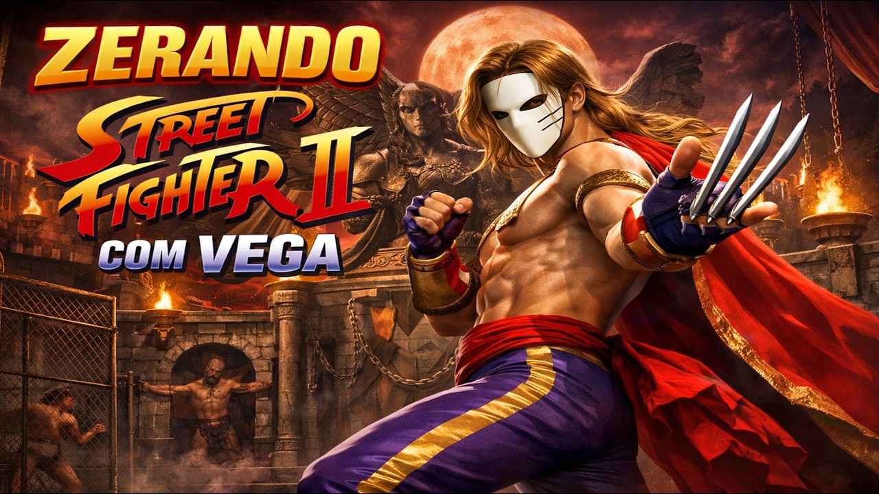 Zerando Todos Os Street Fighter  Com Vega 100% Nostalgia
