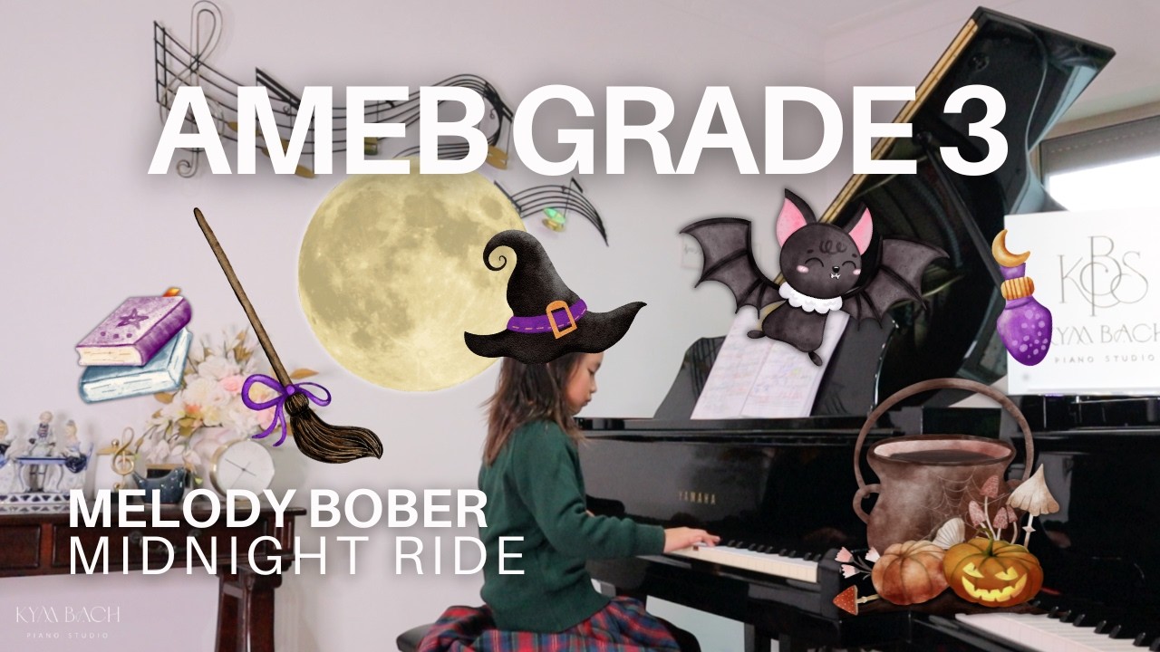 Midnight Ride - Melody Bober | AMEB Grade 3 Piano for Leisure (Sophia)