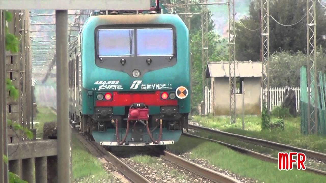 Traffico ferroviario alla stazione di Camaiore Lido Capezzano. (PARTE 1)