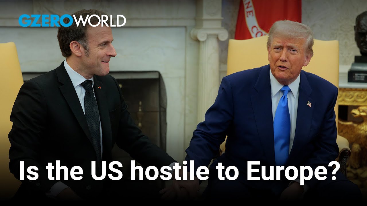 Trump is increasingly hostile to Europe, says Zanny Minton Beddoes | GZERO World with Ian Bremmer