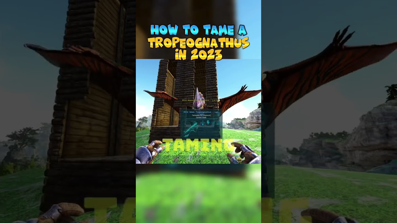 Укрощение тропеогната в Instagram 2023 &mdash; полное видео на моем канале✌️ #ark #arktaming #tropeogna...