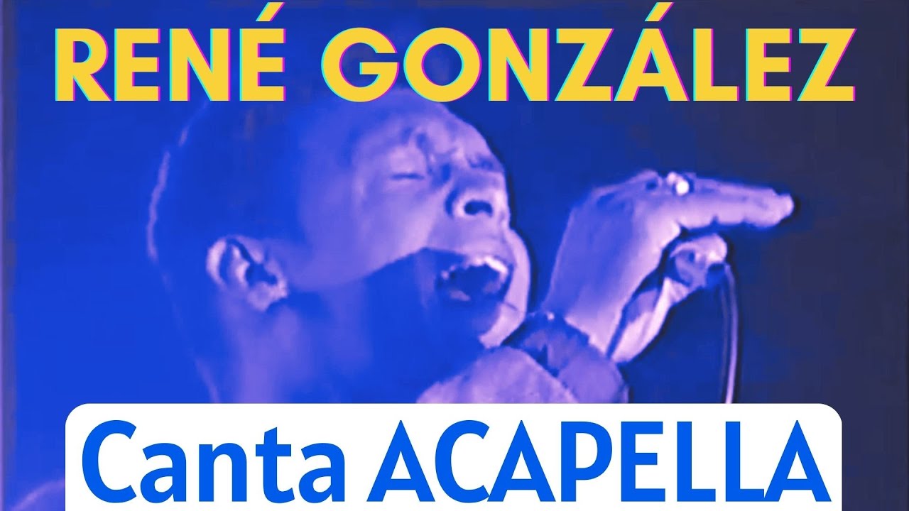 Rene González Sorprende cantando Acapella en Expolit 1997