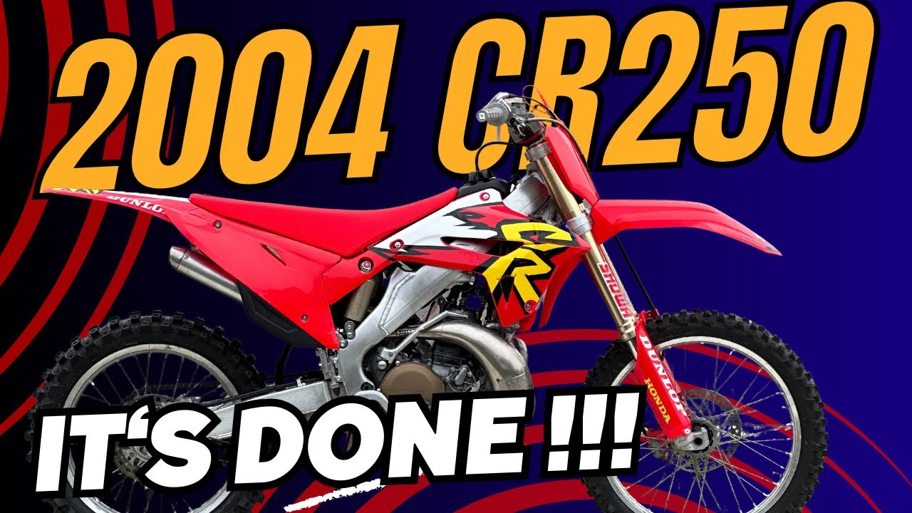 2004 Honda CR250 Final Restoration