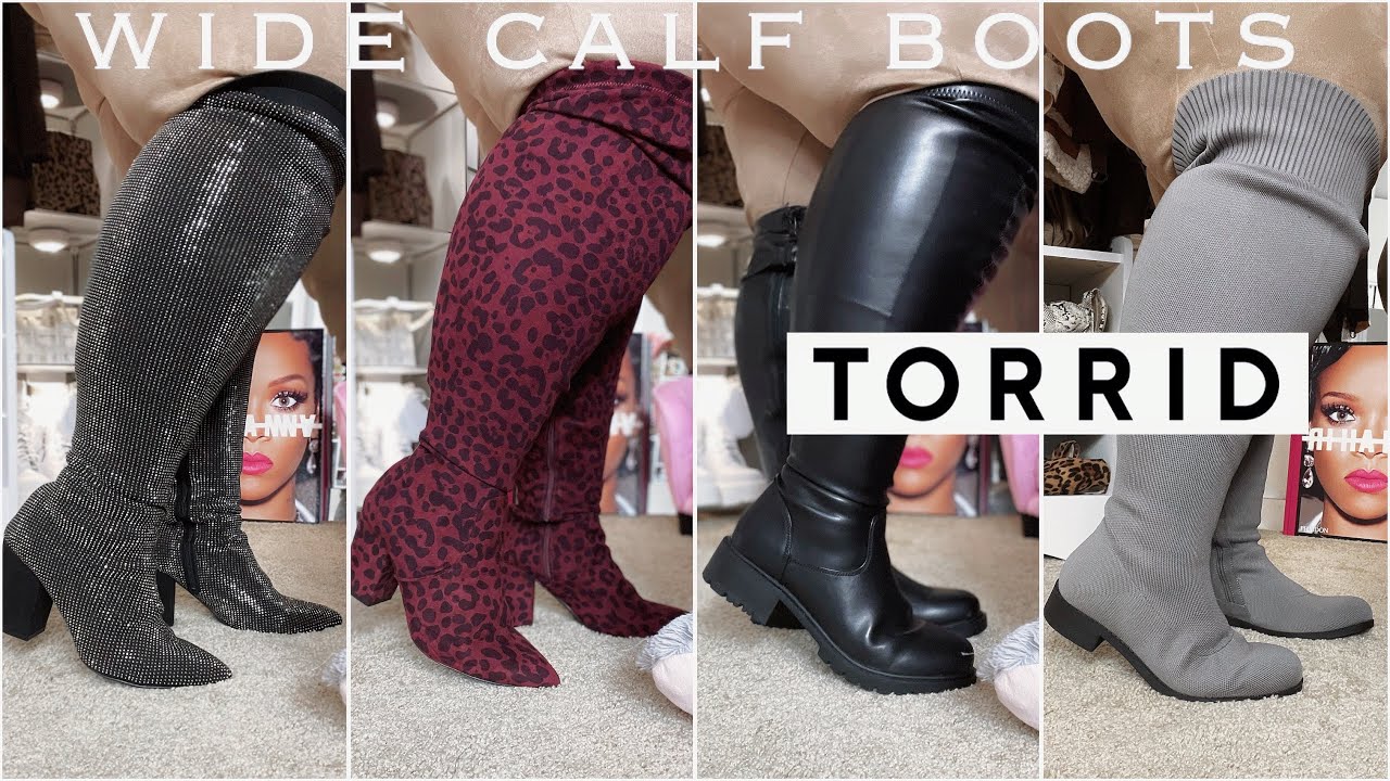 Wide Calf Boot Try-On Haul! | Winter 2022 | Daquana White | TORRID SALE