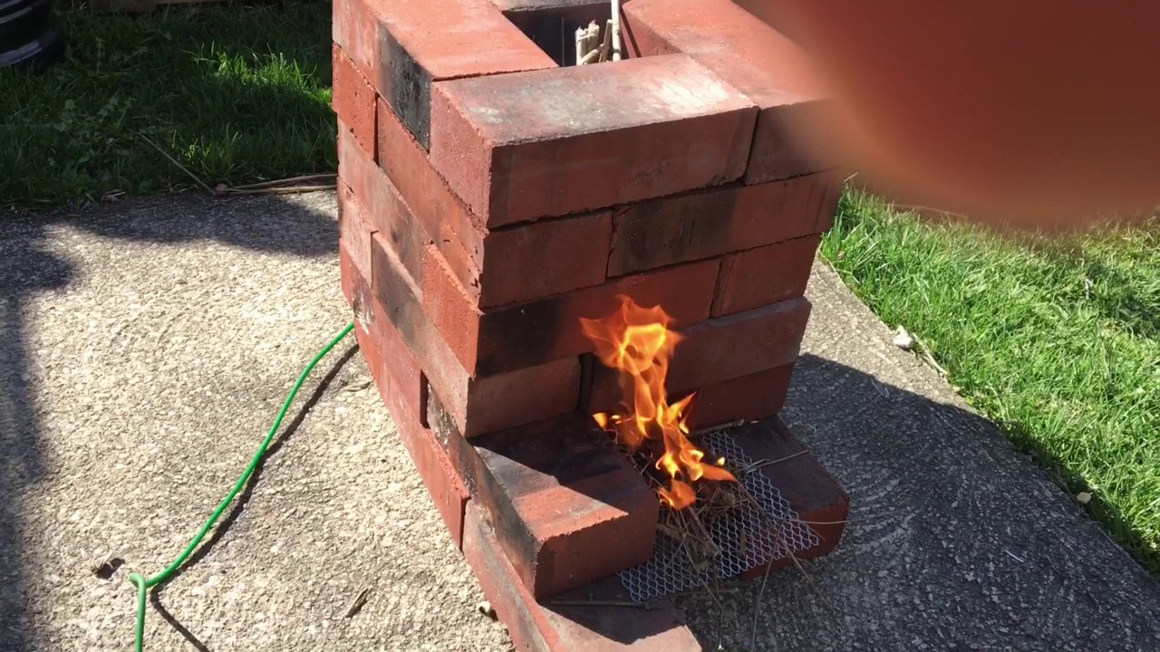 Brick Rocket Stove Build And Water Boil Test vs Stove Top