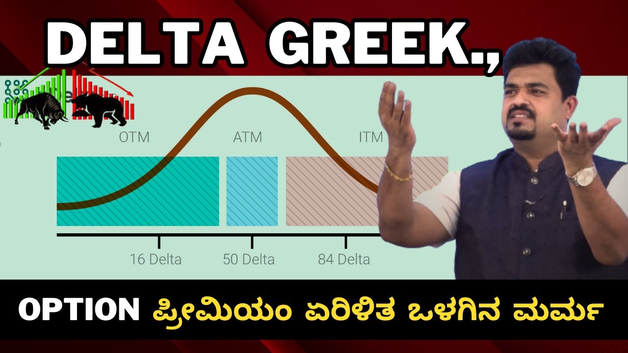 Option ಪ್ರೀಮಿಯಂ ಏರಿಳಿತ ಒಳಗಿನ ಮರ್ಮ, What is Delta in options | Delta Greek | CA Dayanand Bongale