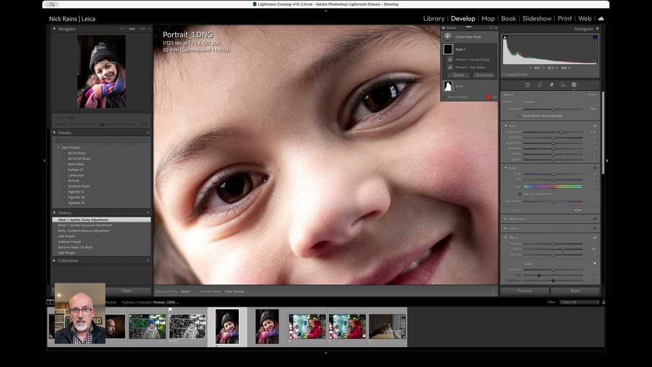 Using Lightroom Presets for Portraits