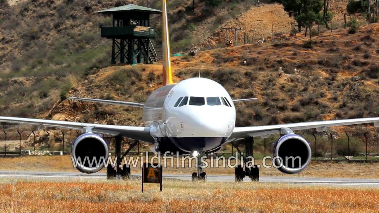 Toughest landing? Druk Air flight lands in Kingdom of Bhutan