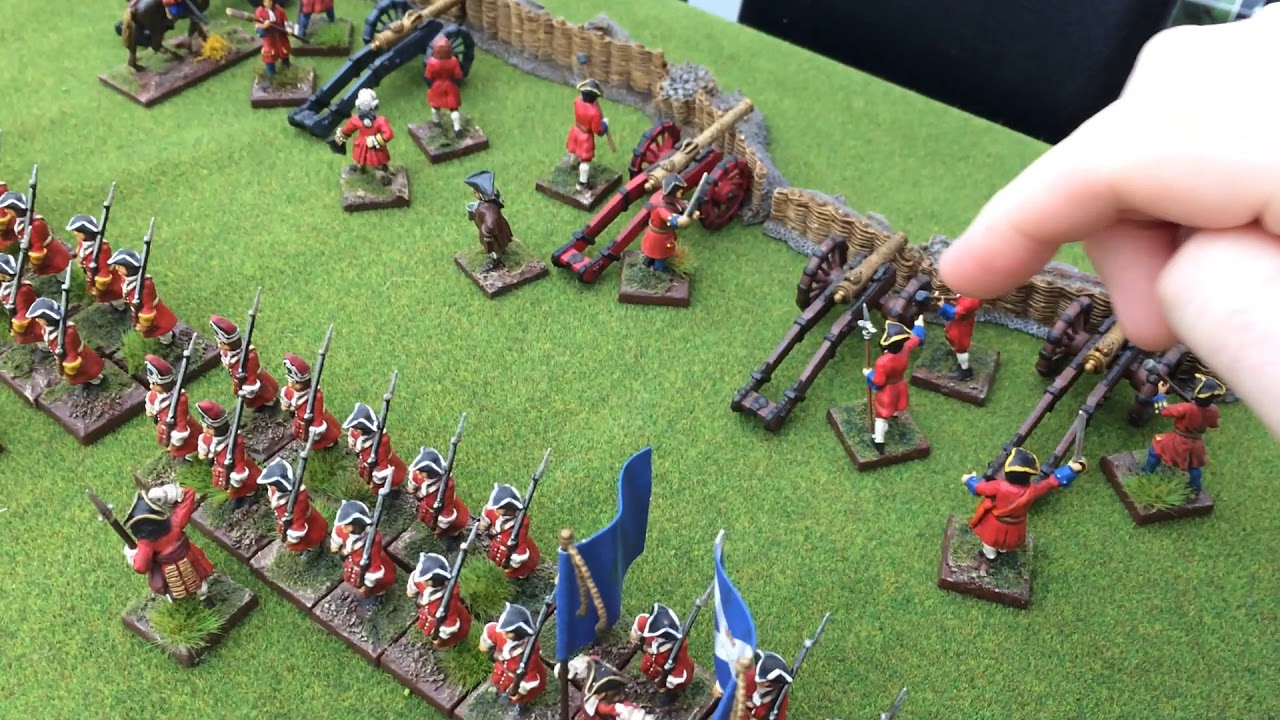Spanish Succession wargame  Capture the Guns