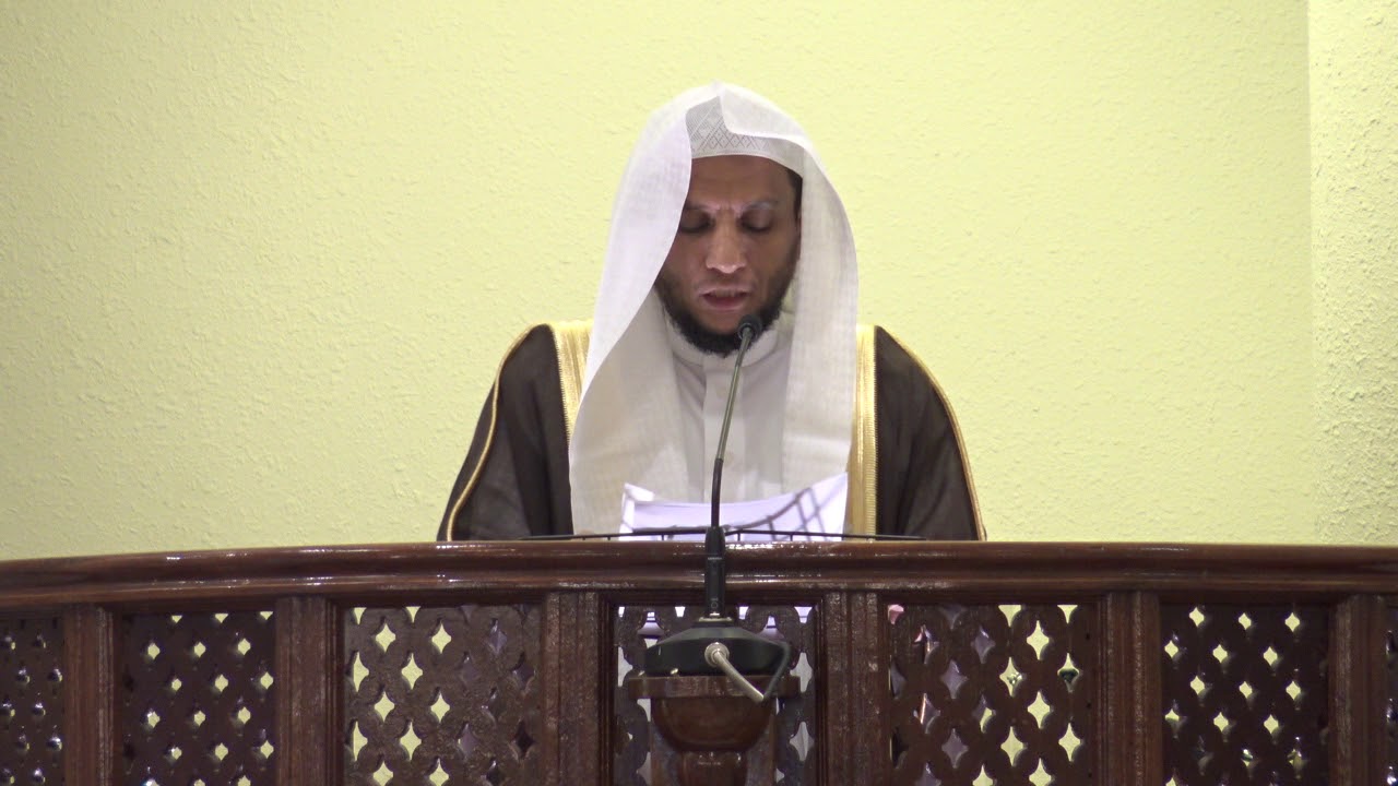 أهمية العمل التطوعي – خطبة الجمعة بجامع التوحيد - الشيخ د. عادل عمر بصفر 1439/10/29هـ