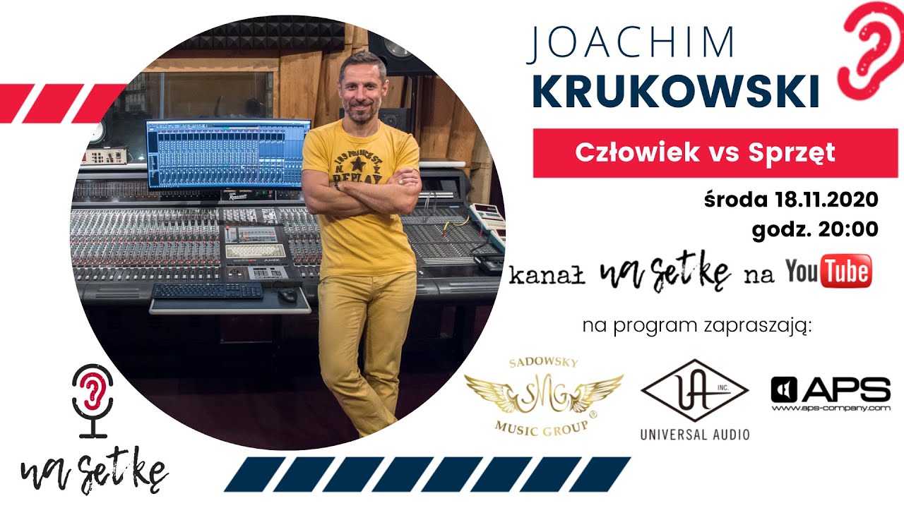 Człowiek vs sprzęt czyli jak zrobić dobre nagranie - Joachim Krukowski, Studio Giełda (S02E12)