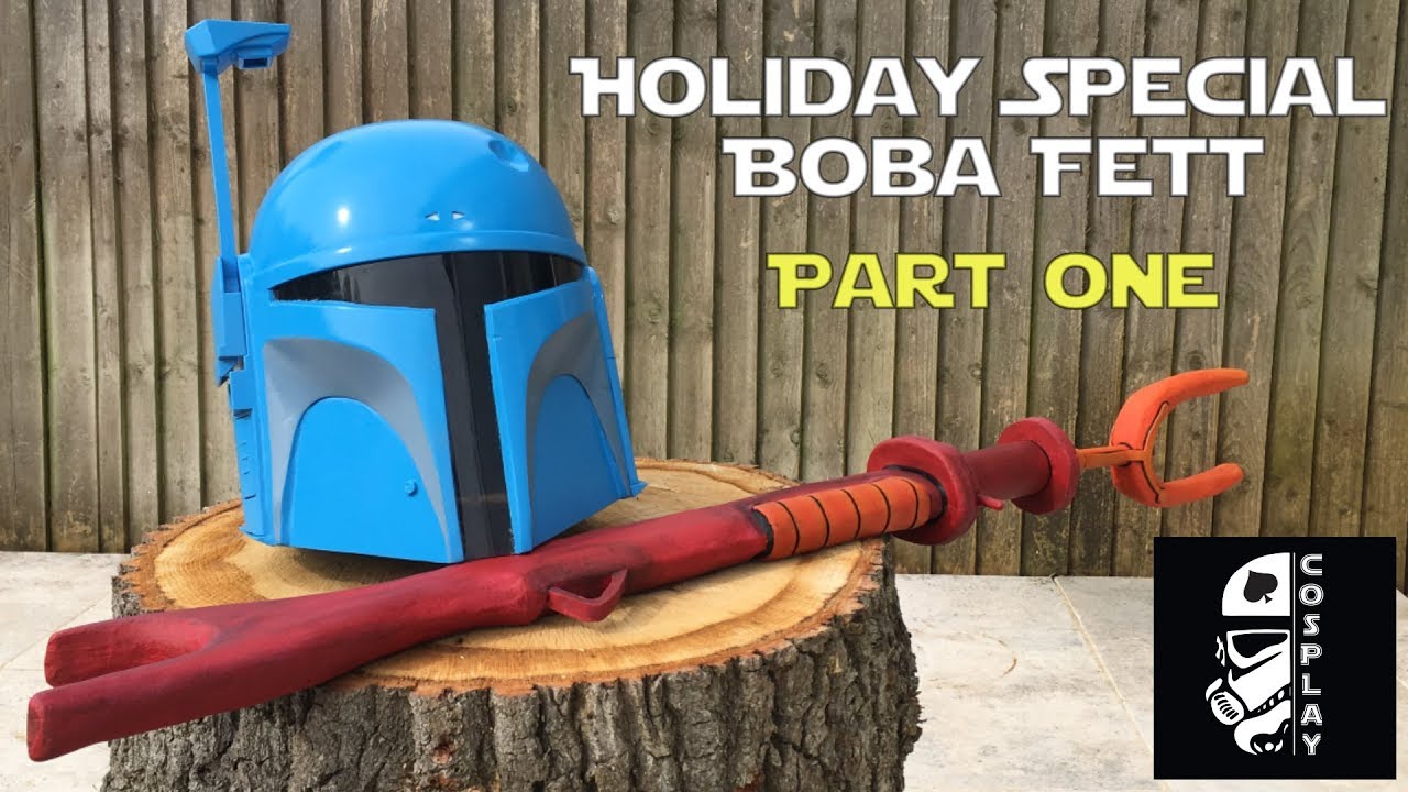 Holiday Special Boba Fett Costume - Helmet and Rifle