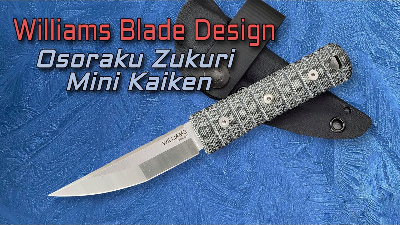 NEW! Williams Osoraku Zukuri Mini Kaiken Tanto Fixed Blade: Ideal Concealment Fixie?